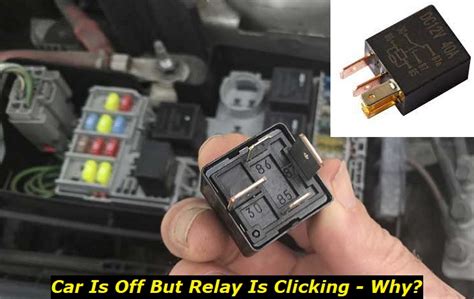 car relay clicking when off